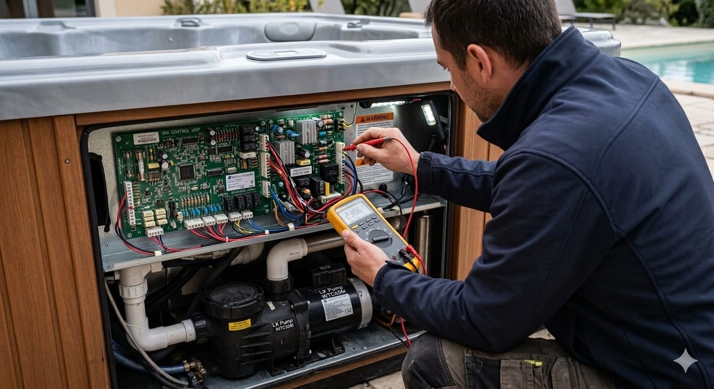 Réparation spa par technicien EdenSpa